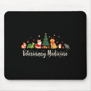 Vet Tech Animal Christmas Xmas Vibes Veterinary Me Mouse Pad