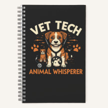 Vet Tech Animal Whisperer Cute Puppy Stethoscope