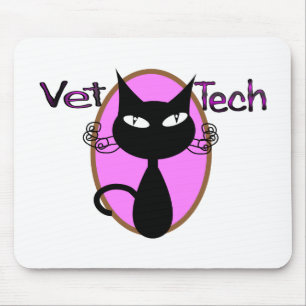 Vet Tech Gifts  "Adorable Cat Design" Mouse Pad