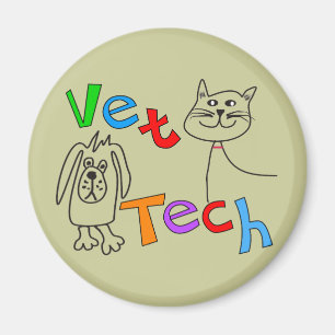 Vet Tech Gifts, Veterinary Technician Magnet