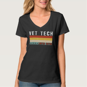 Vet Tech Job Title Profession Worker Appreciation  T-Shirt