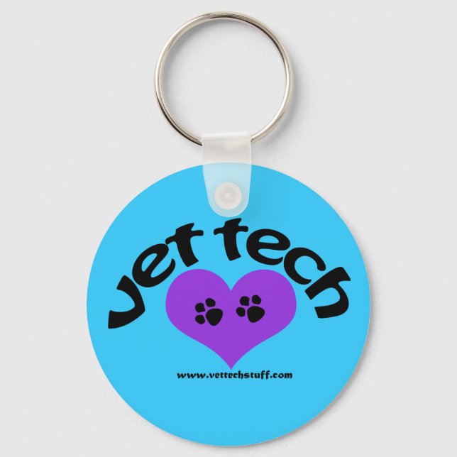 vet tech keychain (Front)