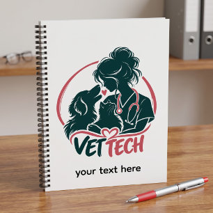 Vet Tech Love Notebook