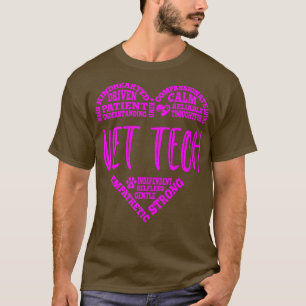 Vet Tech Neon Pink NurseS Week Nurse Day Christmas T-Shirt