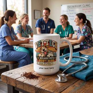 Vet Tech Pets Don't Read Mug
