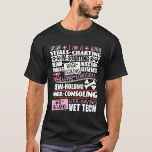 Vet Tech Veterinarian Veterinary School Graduate T-Shirt