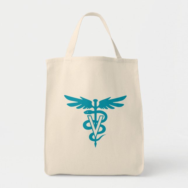 Vet Tech - Veterinary Symbol Tote Bag (Front)