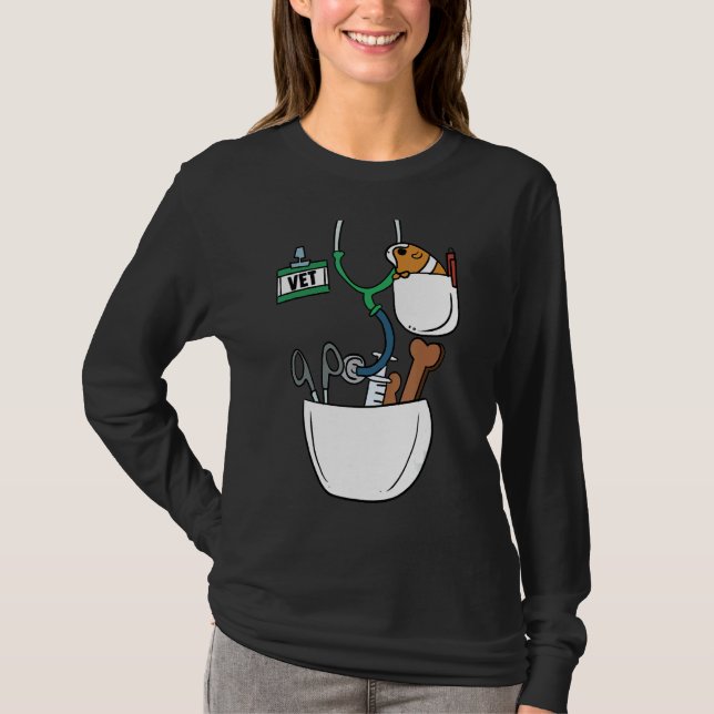 Vet Tech Veterinary  Veterinarian T-Shirt (Front)