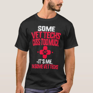 Vet Techs Veterinarian Dog Vet Tech Animal Doctor T-Shirt