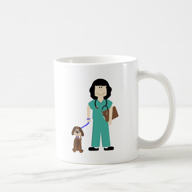 Vet with Dog Coffee Mug (Right)