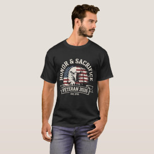 Veteran 2026 Patriotic American Eagle Shirt for Mi