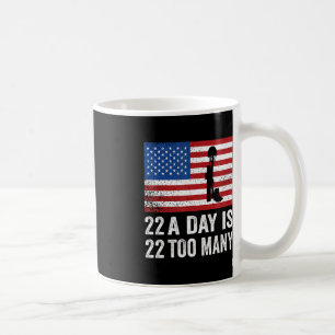 Veteran 22 Day Suicide Awareness PTSD Veteran Live Coffee Mug