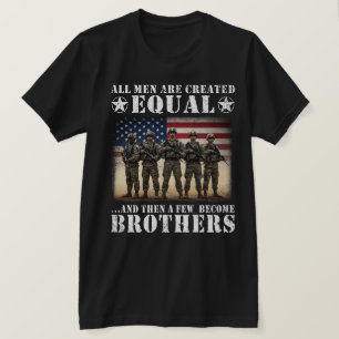 Veteran Brothers Military Brotherhood Patriotic T-Shirt