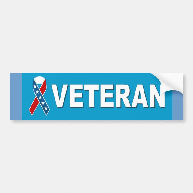 veteran bumper sticker (Front)