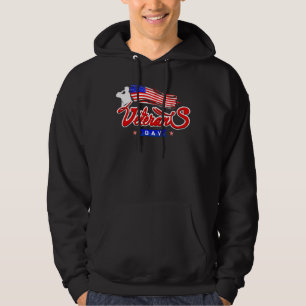 veteran day american flag hoodie
