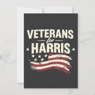 Veteran for Harris Kamala Harris Army Election Save The Date
