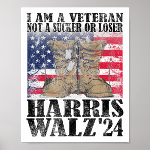 Veteran For Harris Wheimer For President 24 Vote K Poster