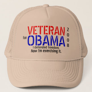 Veteran for Obama - Poltical Cap