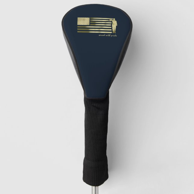 Veteran Golf Head Cover (Front)