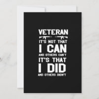 veteran it's not that i can and others can't it's