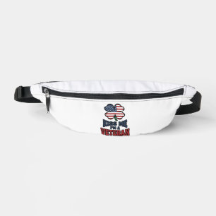 Veteran Kiss Me Patriotic Clover Vintage Shirt_1 Bum Bags
