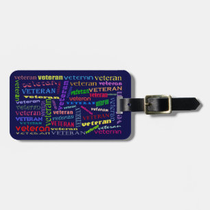 Veteran Luggage Tag (add your contact info)