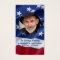 Veteran Memorial Photo Funeral Prayer Card US Flag