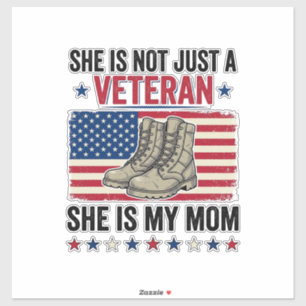 Veteran Mum Patriotic Military Boots Shirt Design_