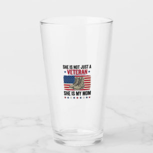 Veteran Mum Patriotic Military Boots Shirt Design_ Glass