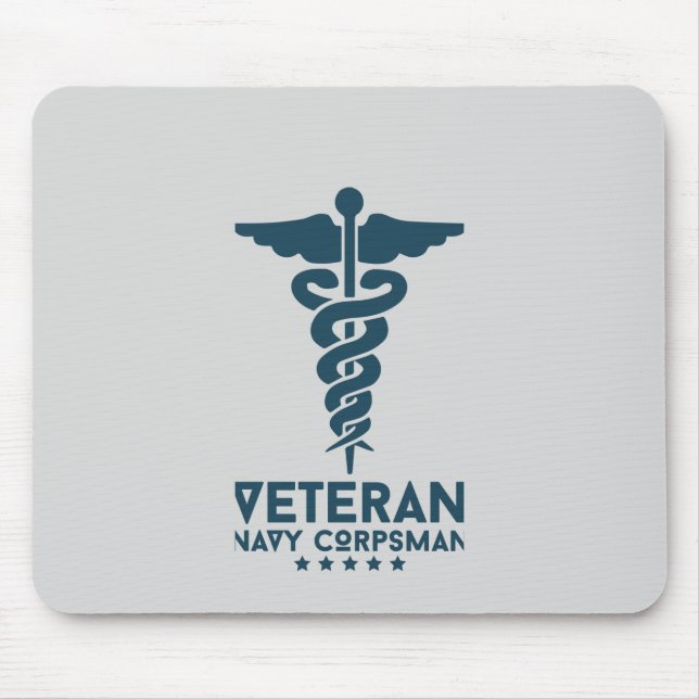 Veteran Navy Corpsman Mouse Pad (Front)