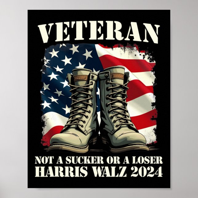 Veteran Not A Sucker Or A Loser Harris Wheimer 202 Poster (Front)