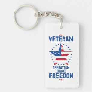 Veteran – Operation Iraqi Freedom Patriotic Key Ring