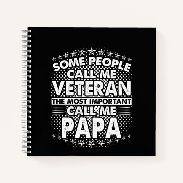 Veteran Papa Notebook (Front)