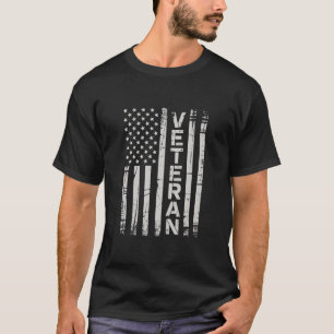 Veteran Patriotic U.S Army American Flag America T-Shirt