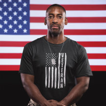 Veteran Patriotic Vintage American Flag T-Shirt