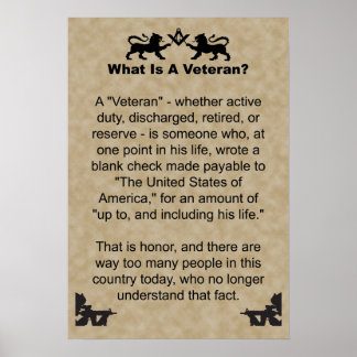 Veteran? Poster