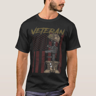 VETERAN Proud Military Service Sacrifice T-Shirt