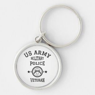 Veteran Retired Police Officer Key Ring