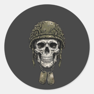 Veteran Skull — Dog Tags
