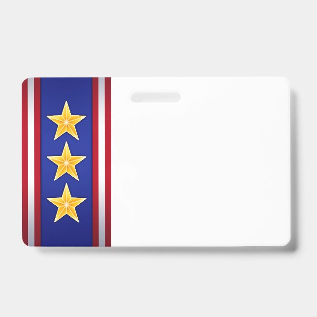 Veteran Star ID Badge (Front)
