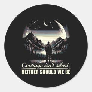 Veteran Suicide Awareness Mental Health Military S Classic Round Sticker