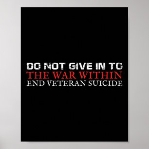 Veteran Suicide Awareness Poster