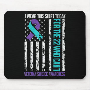 Veteran Suicide Prevention Suicide Awareness Crisi Mouse Pad