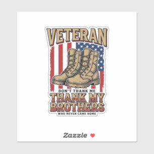 Veteran Thank My Brothers Vintage Military Shirt_1