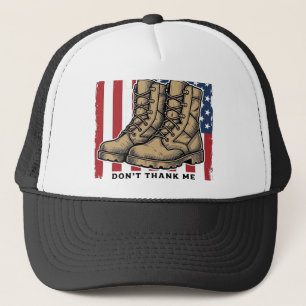 Veteran Thank My Brothers Vintage Military Shirt_1 Trucker Hat