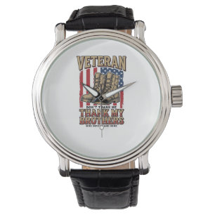 Veteran Thank My Brothers Vintage Military Shirt_1 Watch