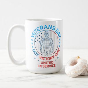 Veteran Unity Service Pride Badge Design Gift Coffee Mug