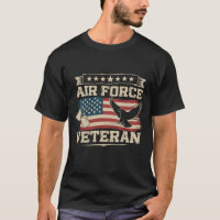 Veteran US Air Force American America Flag 