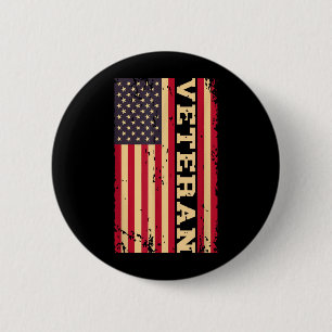 Veteran Veterans Day Usa United States Aamerica 6 Cm Round Badge
