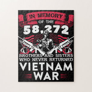 Veteran Vietnam War In Memory Who Never Returned T Jigsaw Puzzle